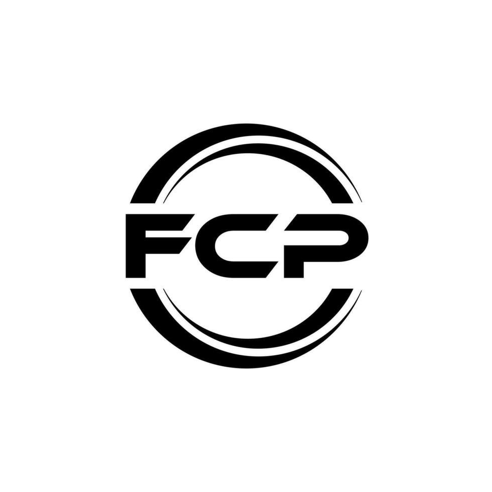 FCP Logo Design, Inspiration for a Unique Identity. Modern Elegance and Creative Design. Watermark Your Success with the Striking this Logo. vector