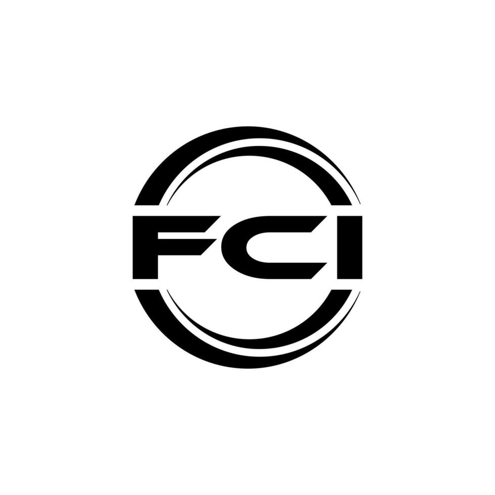 fci logo diseño, inspiración para un único identidad. moderno elegancia y creativo diseño. filigrana tu éxito con el sorprendentes esta logo. vector