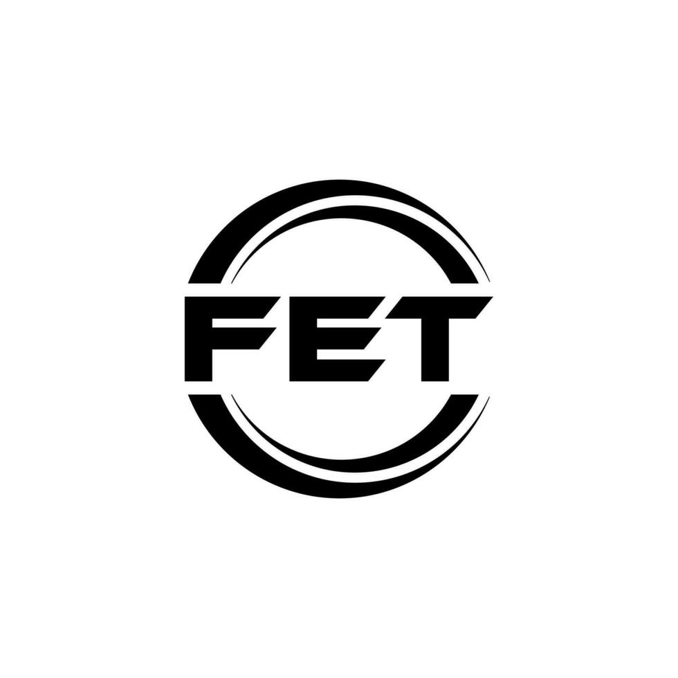 FET Logo Design, Inspiration for a Unique Identity. Modern Elegance and Creative Design. Watermark Your Success with the Striking this Logo. vector