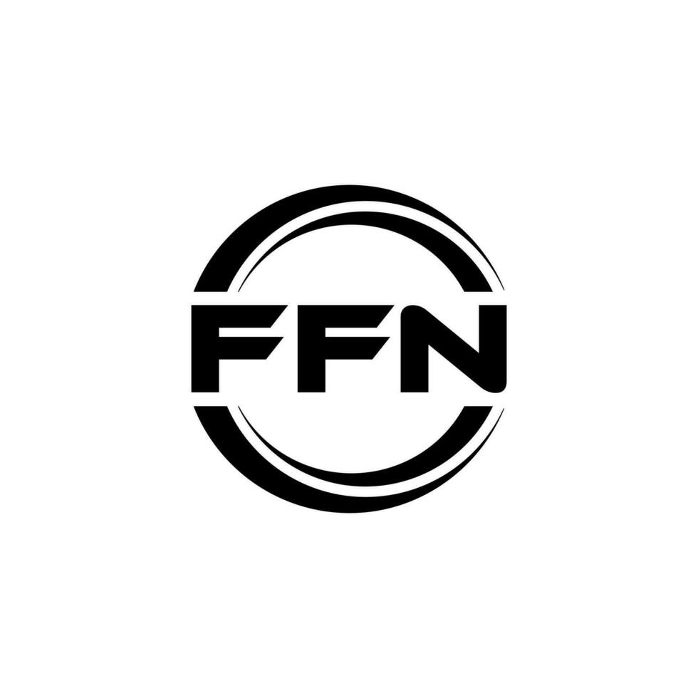 FFN Logo Design, Inspiration for a Unique Identity. Modern Elegance and Creative Design. Watermark Your Success with the Striking this Logo. vector