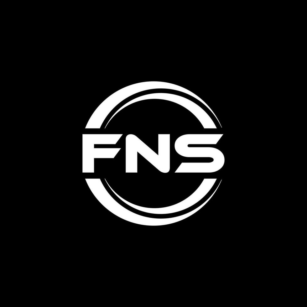 FNS Logo Design, Inspiration for a Unique Identity. Modern Elegance and Creative Design. Watermark Your Success with the Striking this Logo. vector