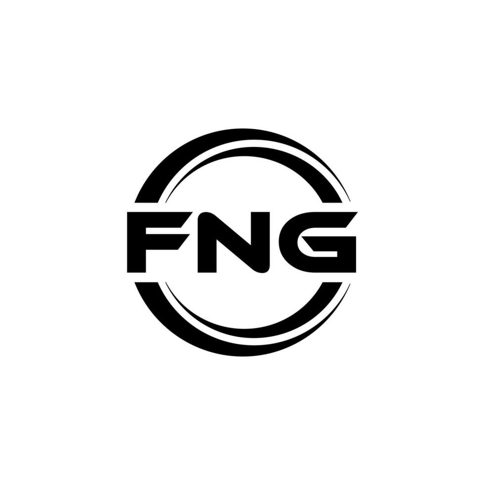 FNG Logo Design, Inspiration for a Unique Identity. Modern Elegance and Creative Design. Watermark Your Success with the Striking this Logo. vector
