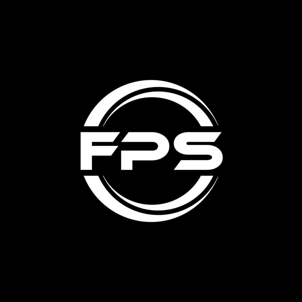 fps logo diseño, inspiración para un único identidad. moderno elegancia y creativo diseño. filigrana tu éxito con el sorprendentes esta logo. vector