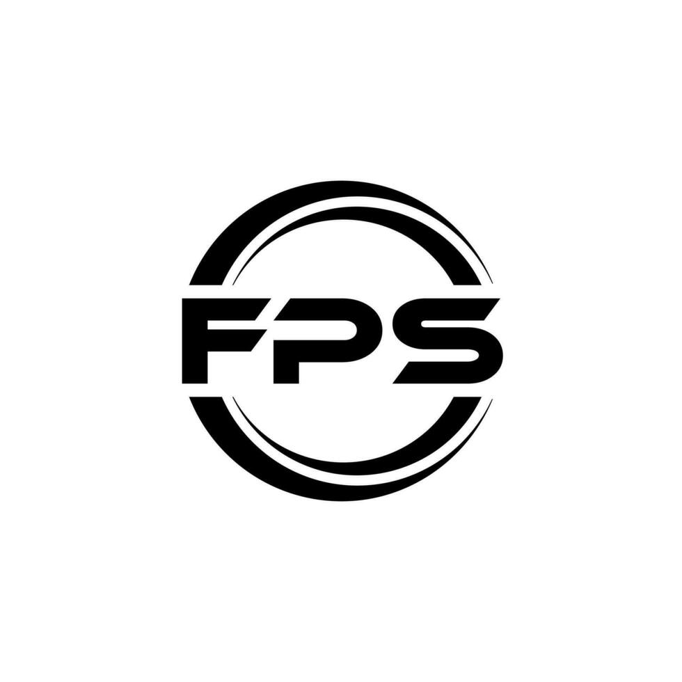 fps logo diseño, inspiración para un único identidad. moderno elegancia y creativo diseño. filigrana tu éxito con el sorprendentes esta logo. vector