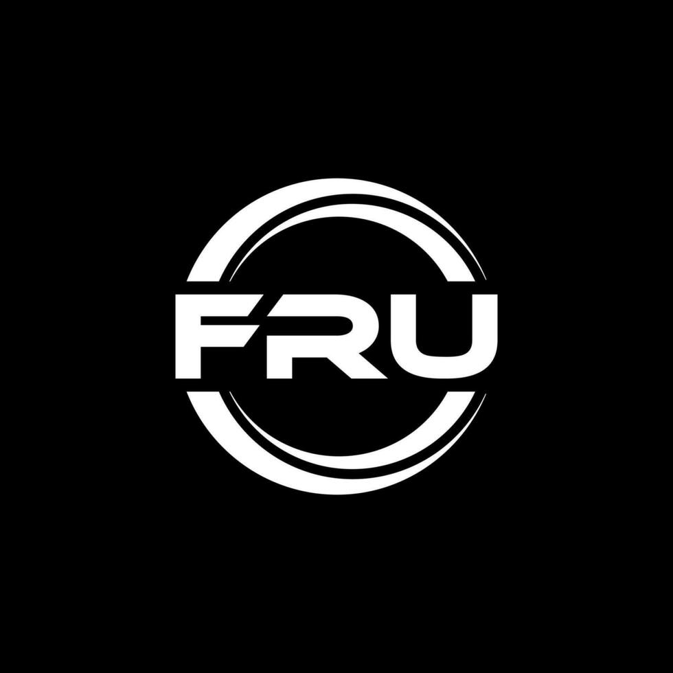FRU Logo Design, Inspiration for a Unique Identity. Modern Elegance and Creative Design. Watermark Your Success with the Striking this Logo. vector