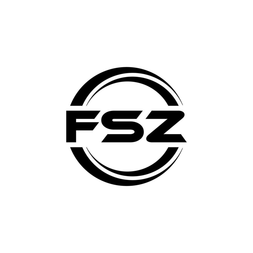 FSZ Logo Design, Inspiration for a Unique Identity. Modern Elegance and Creative Design. Watermark Your Success with the Striking this Logo. vector