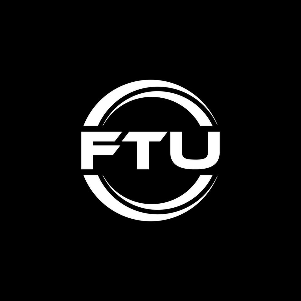 ftu logo diseño, inspiración para un único identidad. moderno elegancia y creativo diseño. filigrana tu éxito con el sorprendentes esta logo. vector