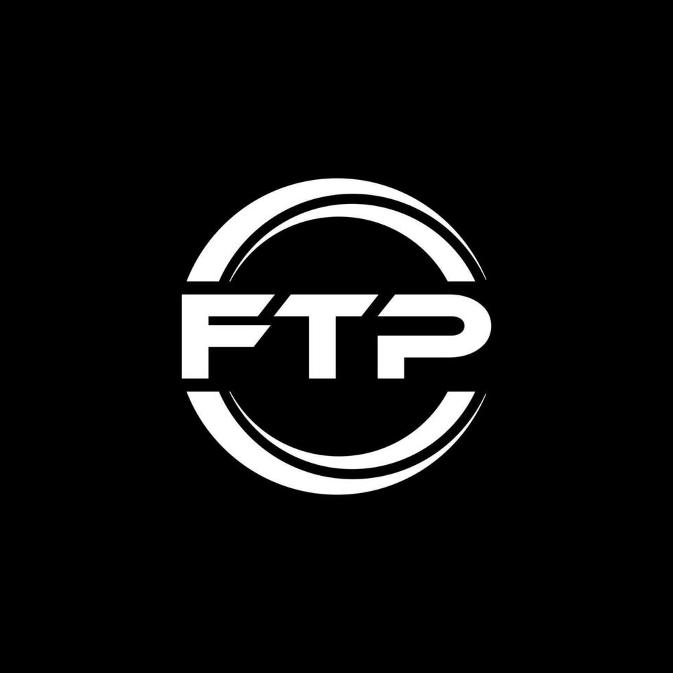 FTP Logo Design, Inspiration for a Unique Identity. Modern Elegance and Creative Design. Watermark Your Success with the Striking this Logo. vector