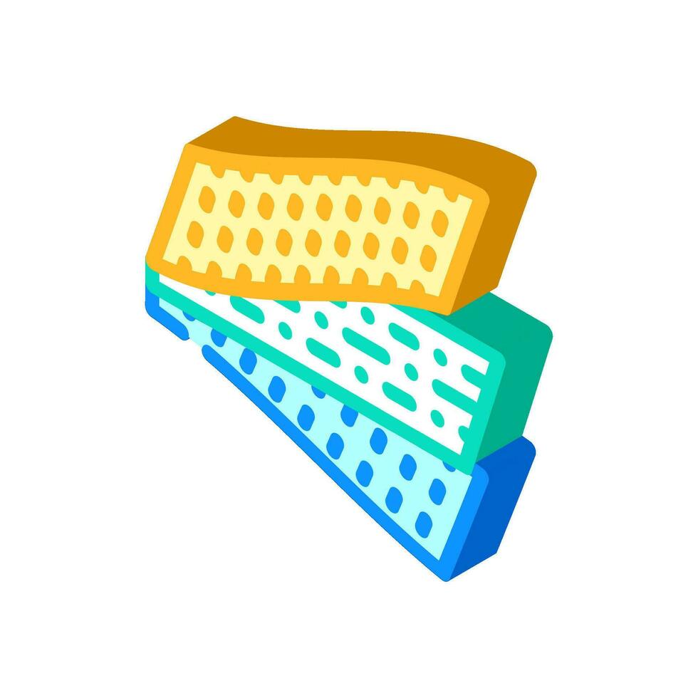 composite material aeronautical engineer isometric icon vector illustration
