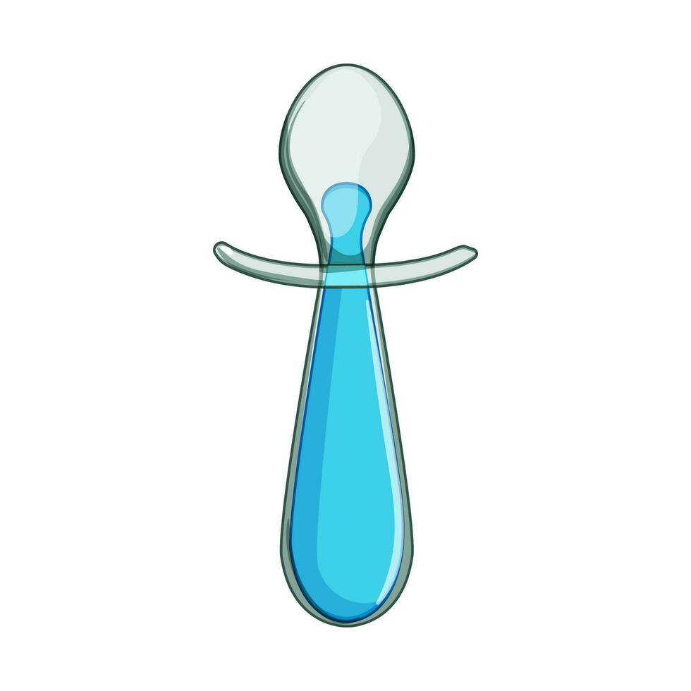 infant toddler spoon cartoon vector illustration