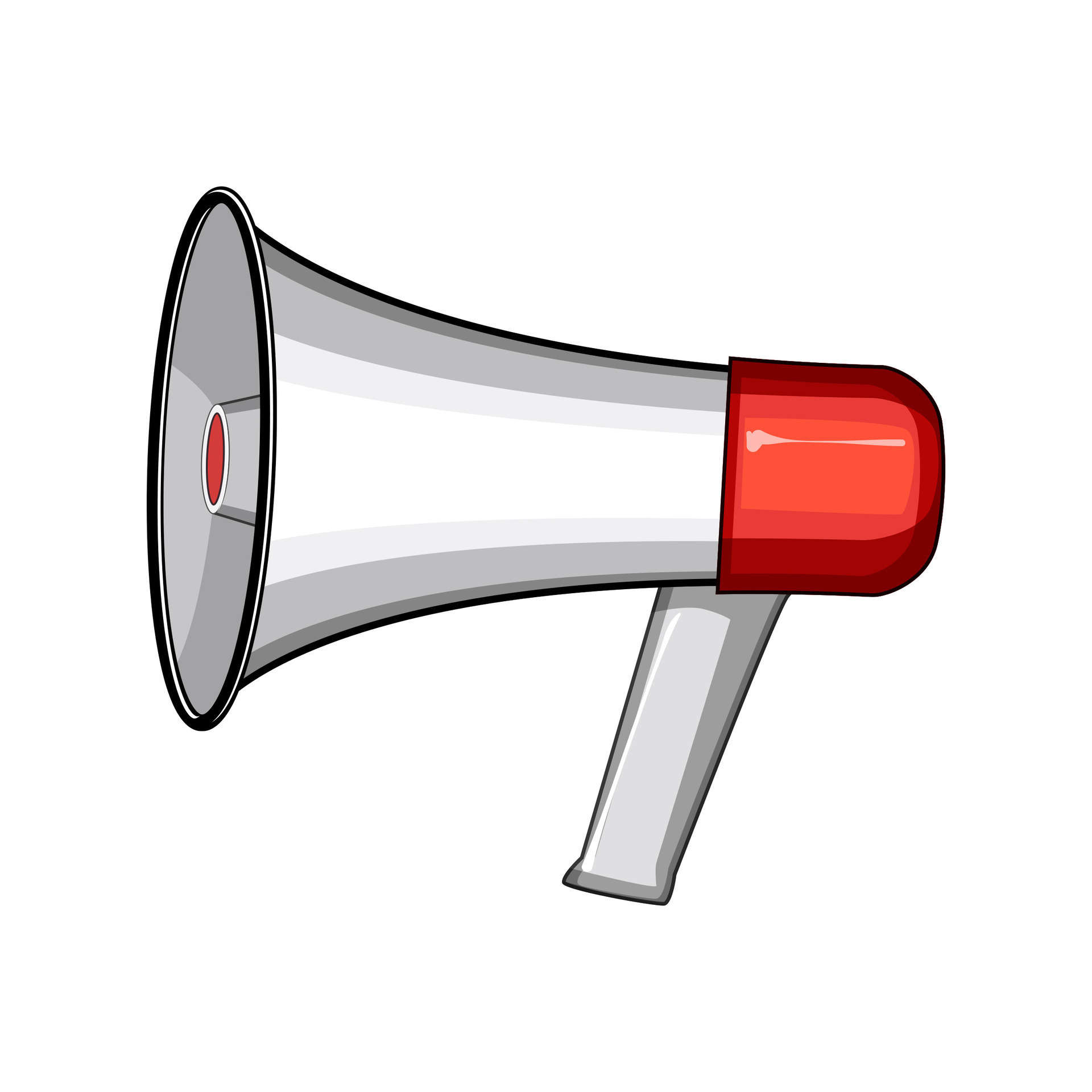 message megaphone speaker cartoon vector illustration 26825874 Vector