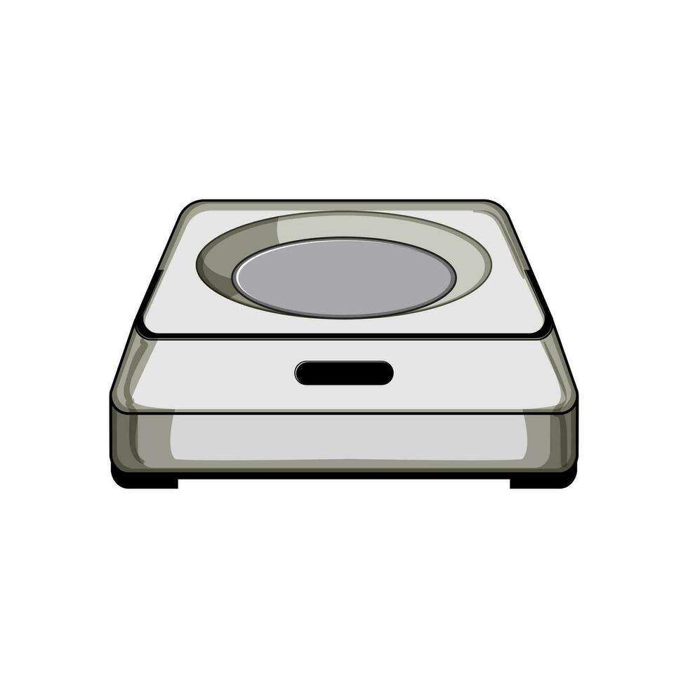 appliance robot vacuum cleaner cartoon vector illustration