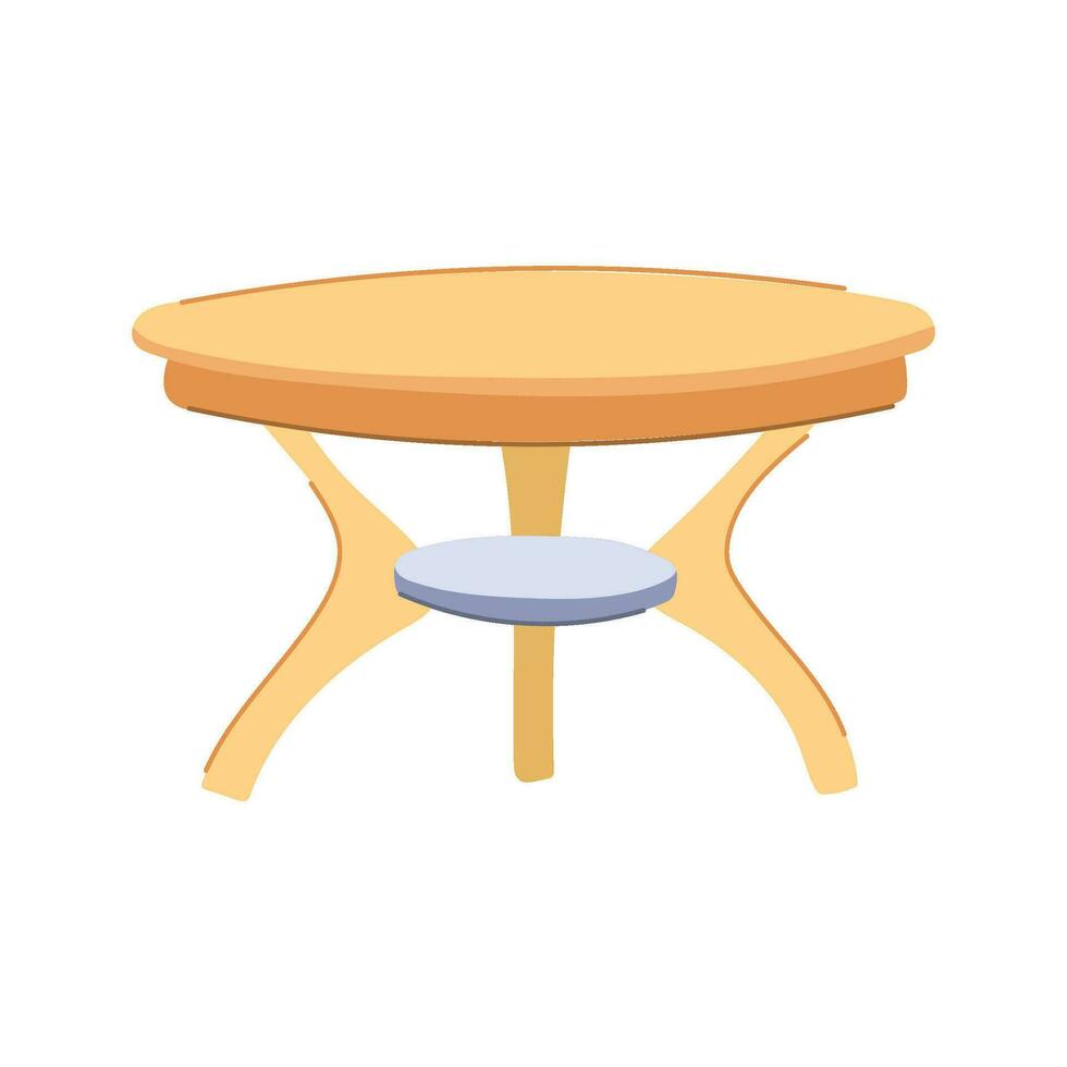 window table dining cartoon vector illustration