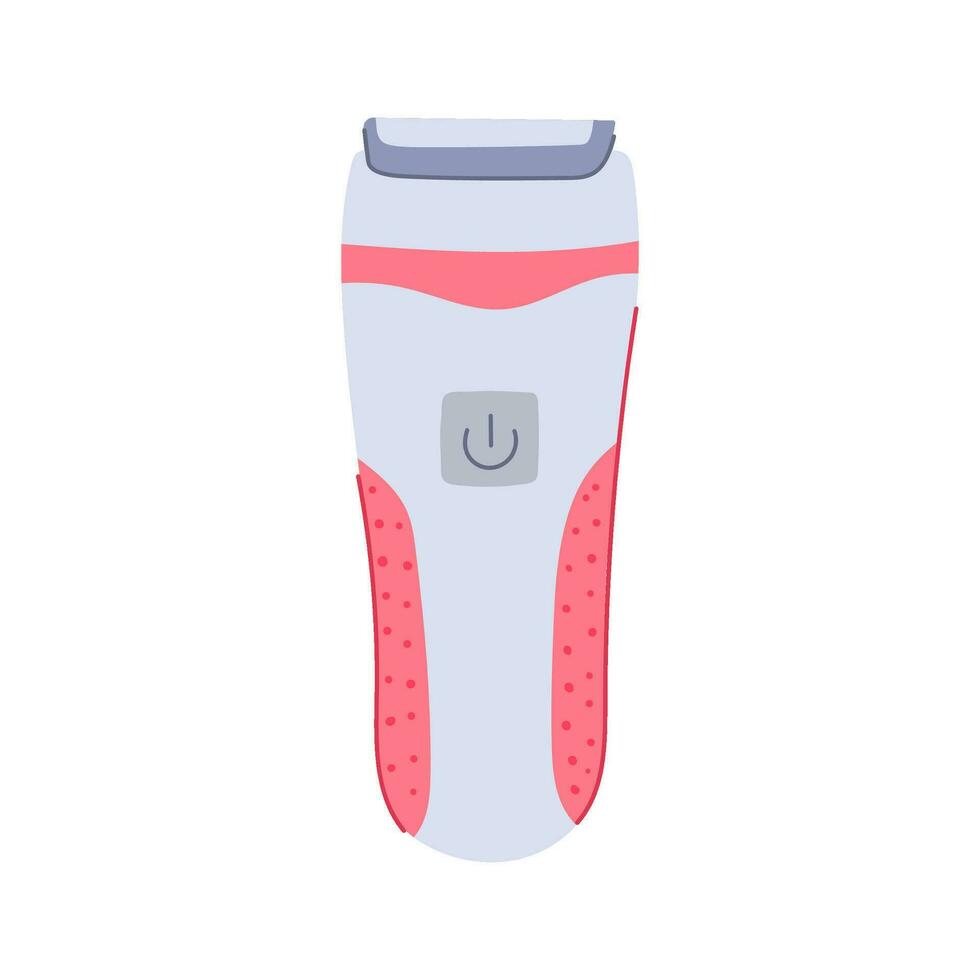shave shaver electric cartoon vector illustration