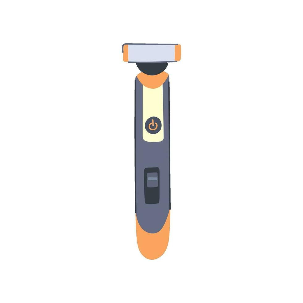 hair shaver electric cartoon vector illustration