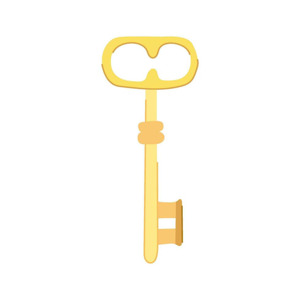 shape key vintage cartoon vector illustration