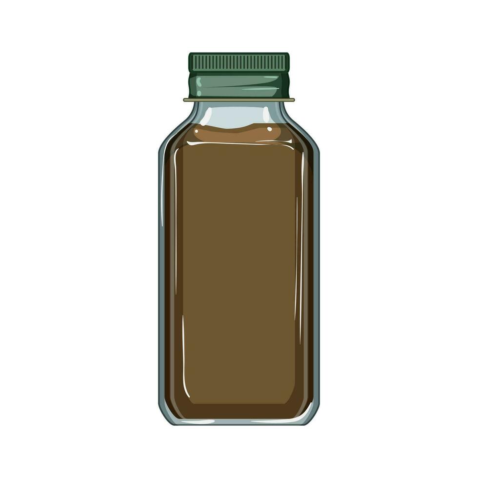 cinnamon coffee soluble cartoon vector illustration