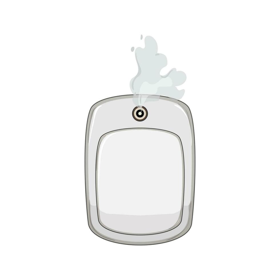 spray automatic air freshener cartoon vector illustration