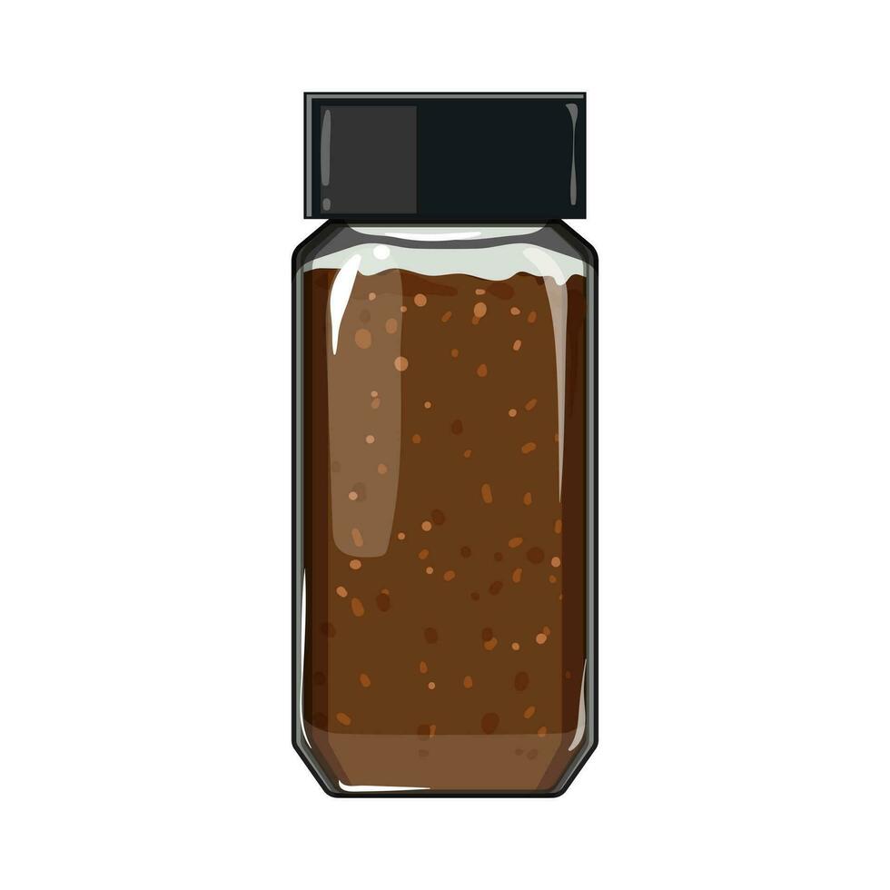 grind coffee soluble cartoon vector illustration