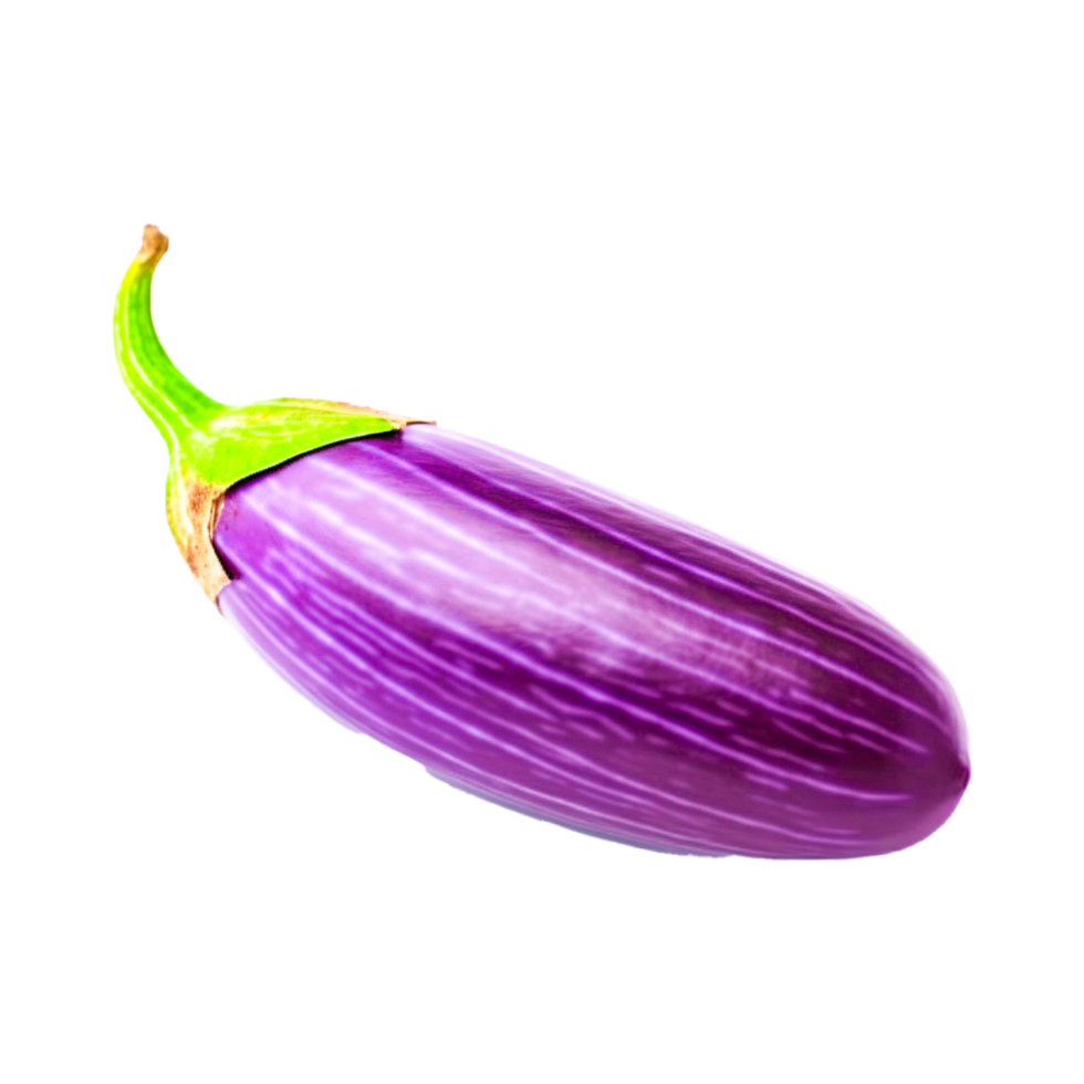3d purple eggplant icon png