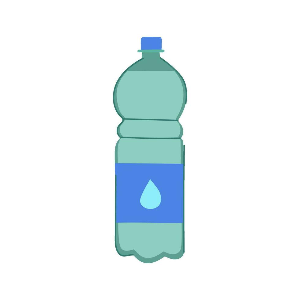 drink mineral water cartoon vector illustration