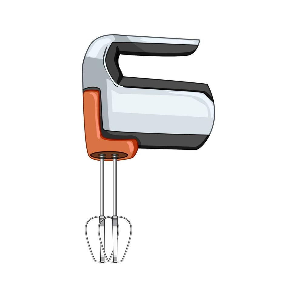 blender hand mixer cartoon vector illustration