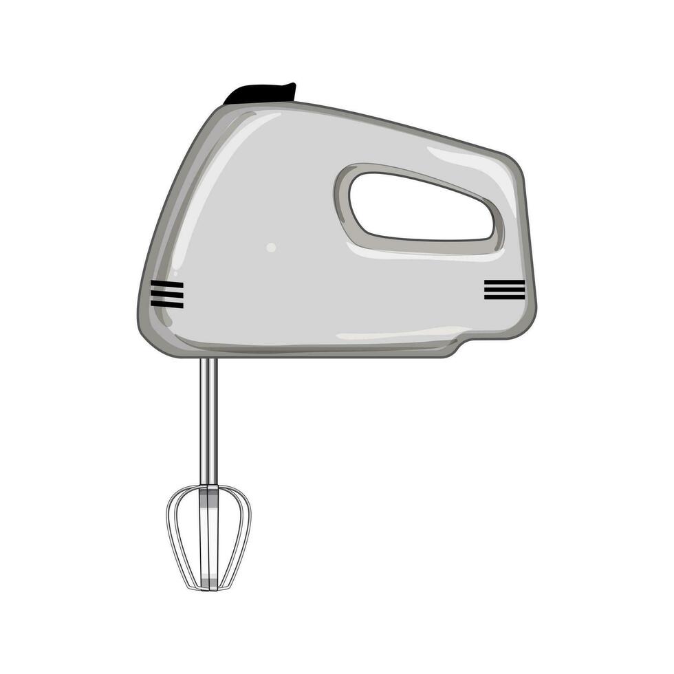 electric hand mixer cartoon vector illustration