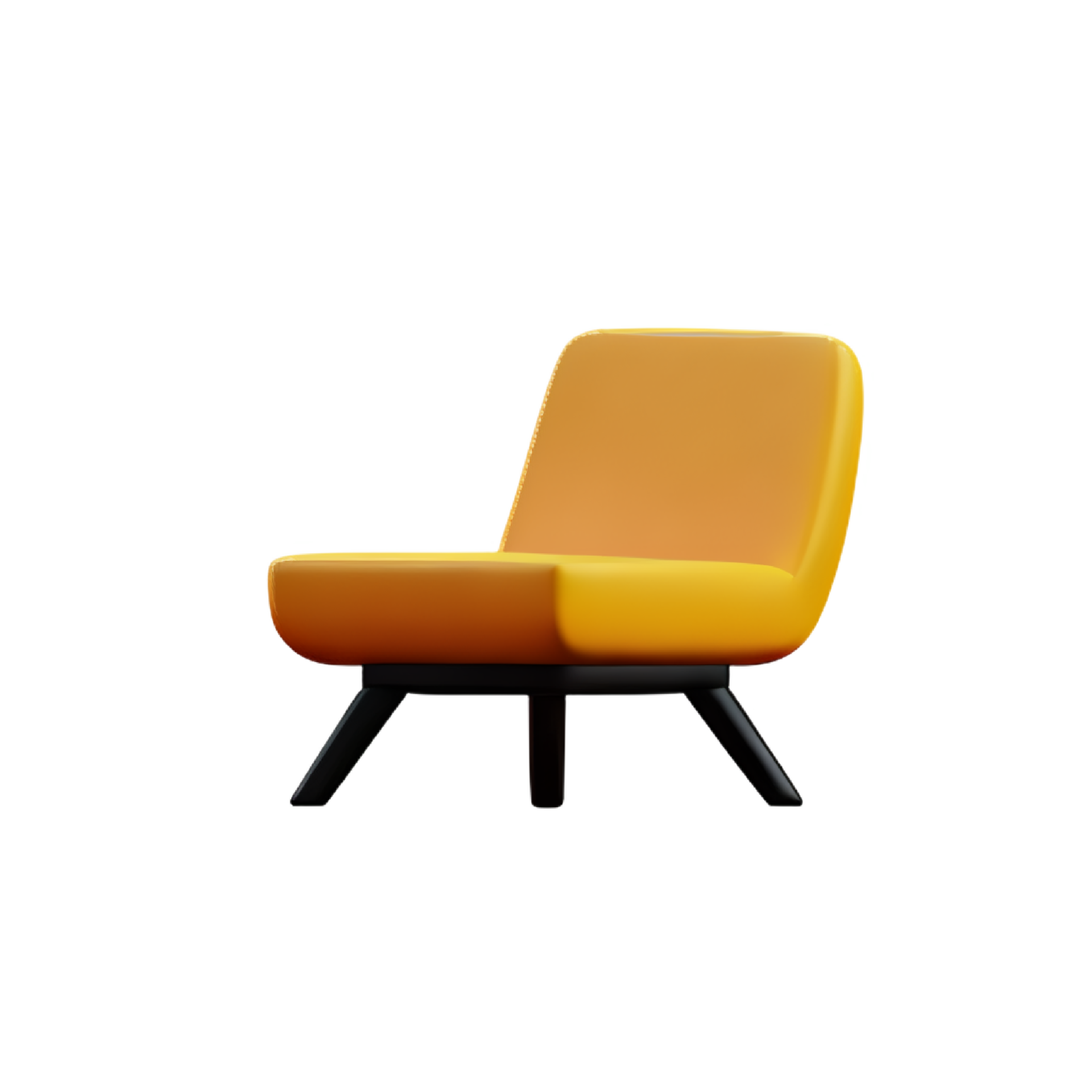 Small yellow chair 26826705 PNG