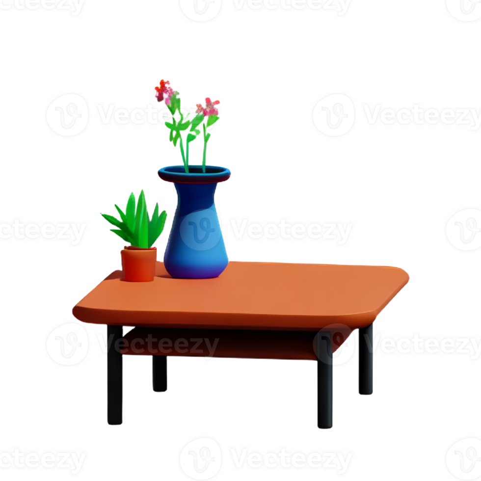 Table and Vase png