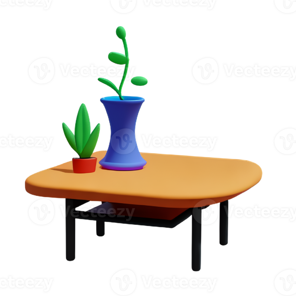 Table and Vase png