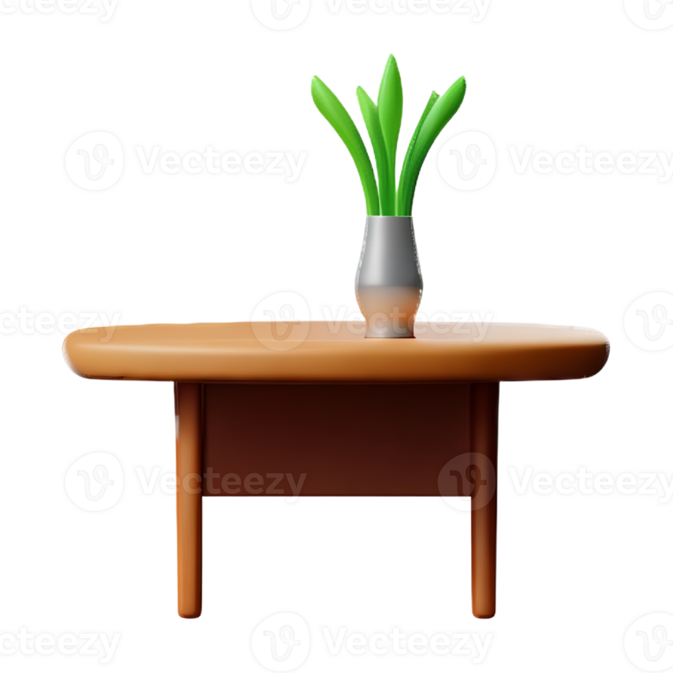 Small table and vase png