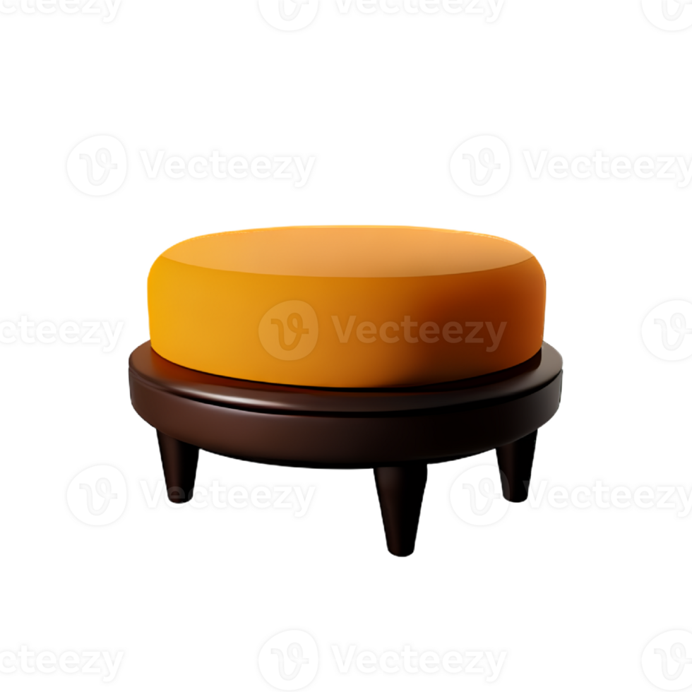 Ottoman 3d with white background png