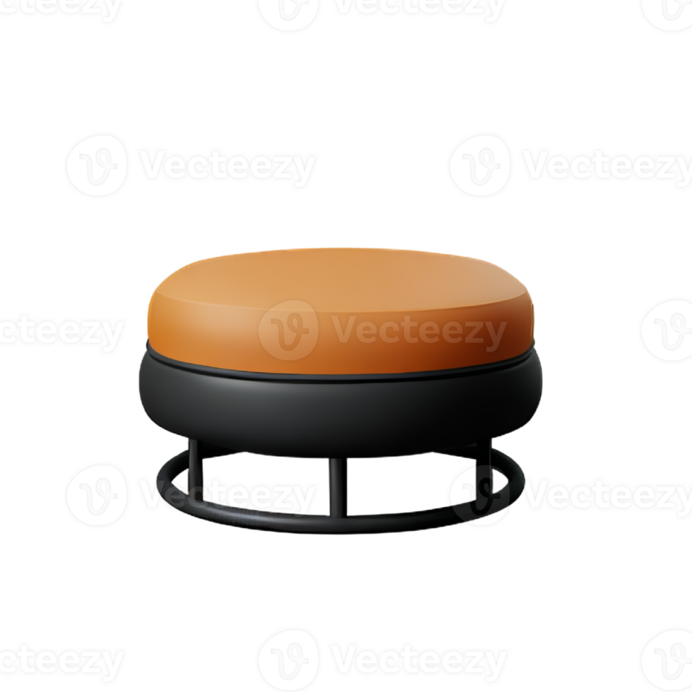 Ottoman 3d with white background png
