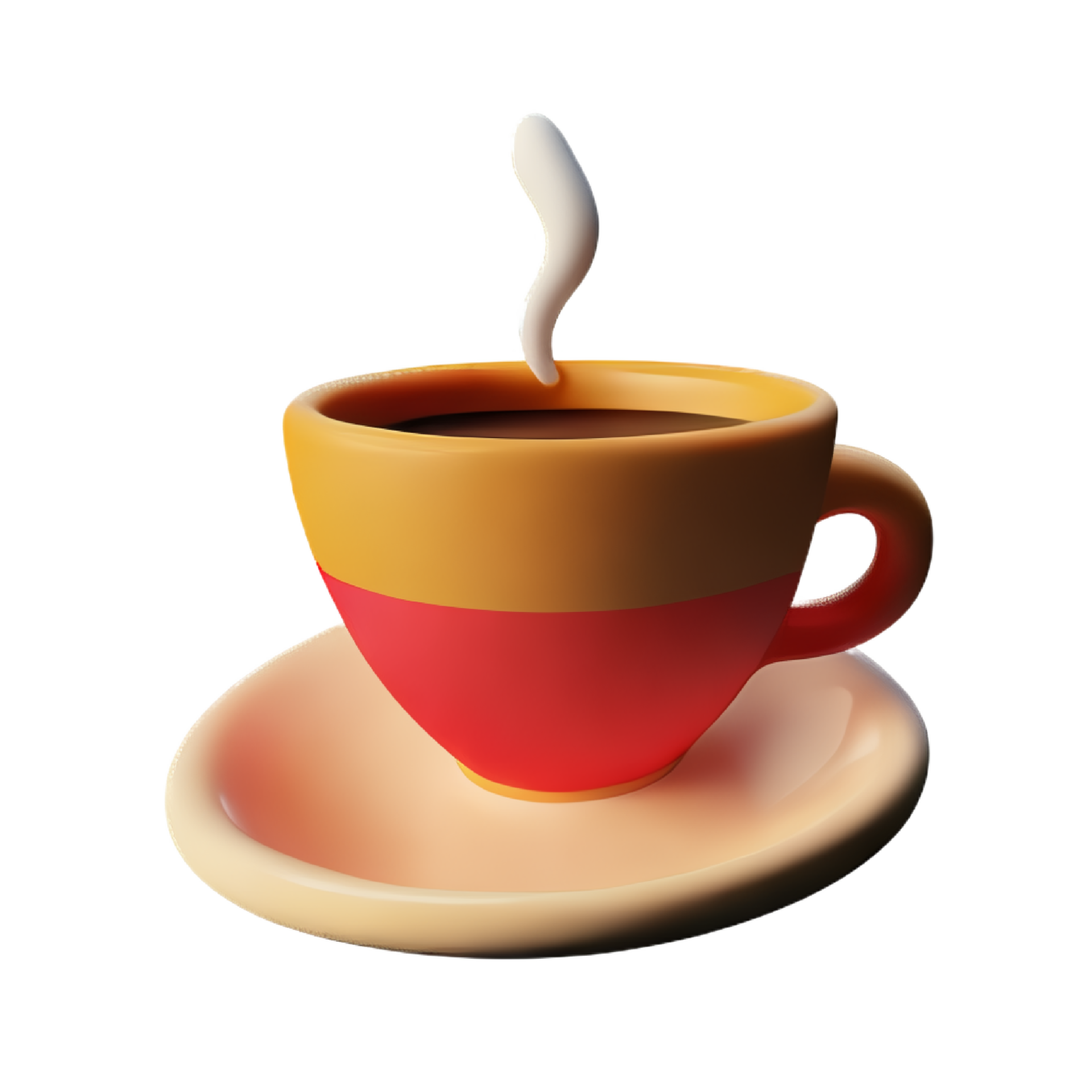 Cup of coffee with steam 26826808 PNG