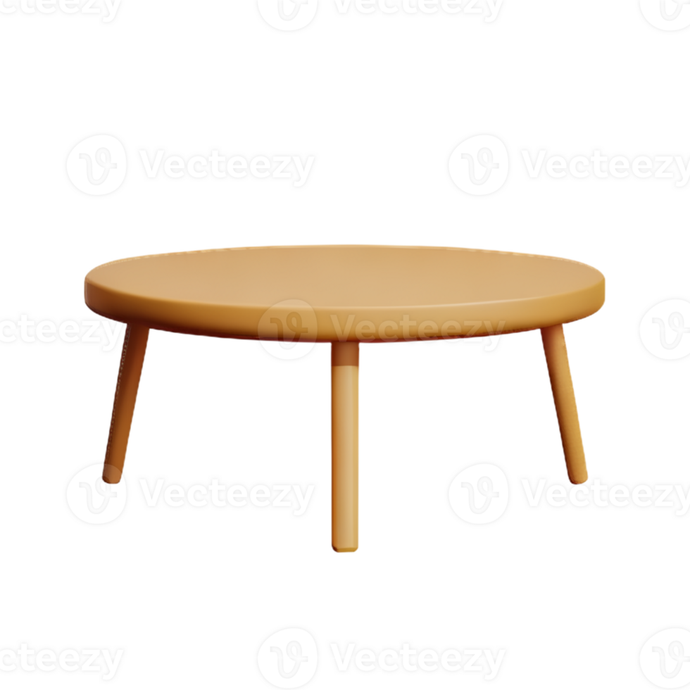 Modern table and chair isolate png