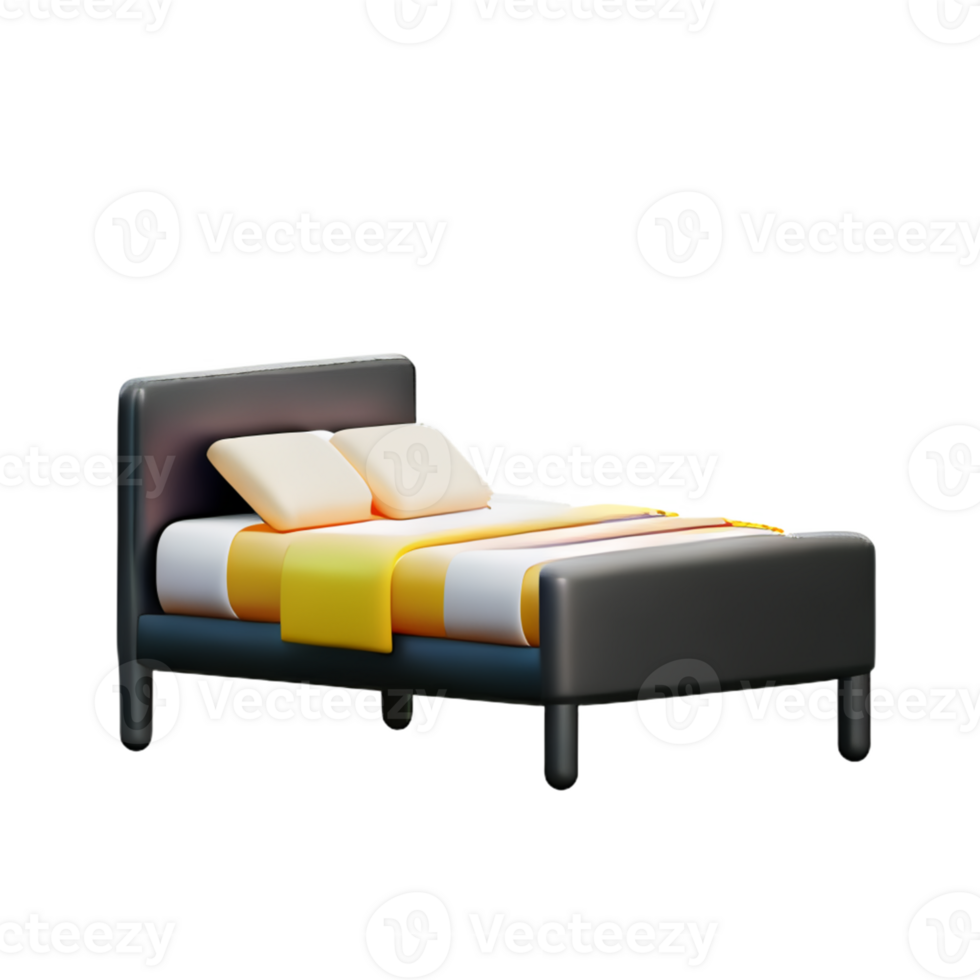 bed geïsoleerd Aan wit achtergrond png