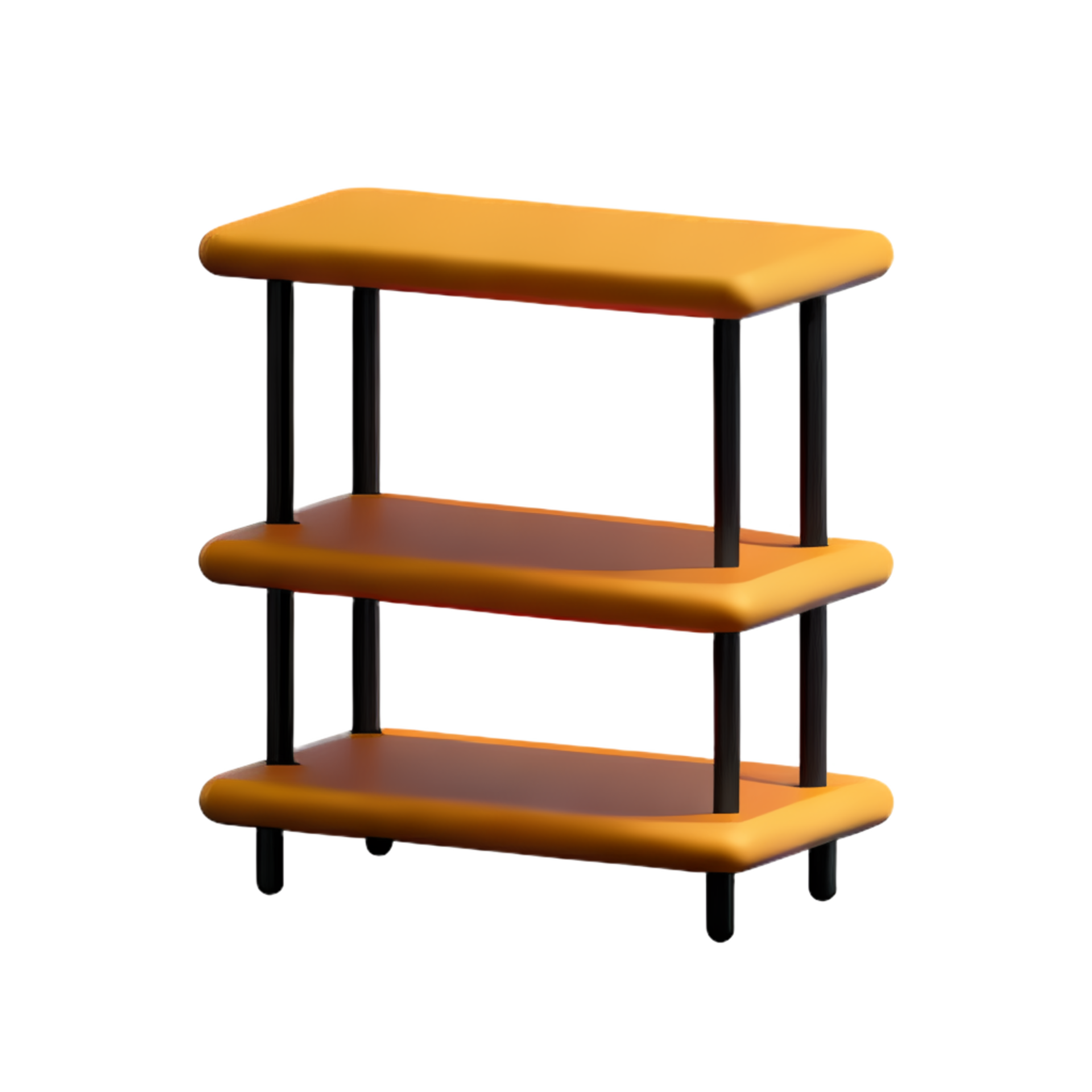 Modern shelf isolated on white background 26827094 PNG