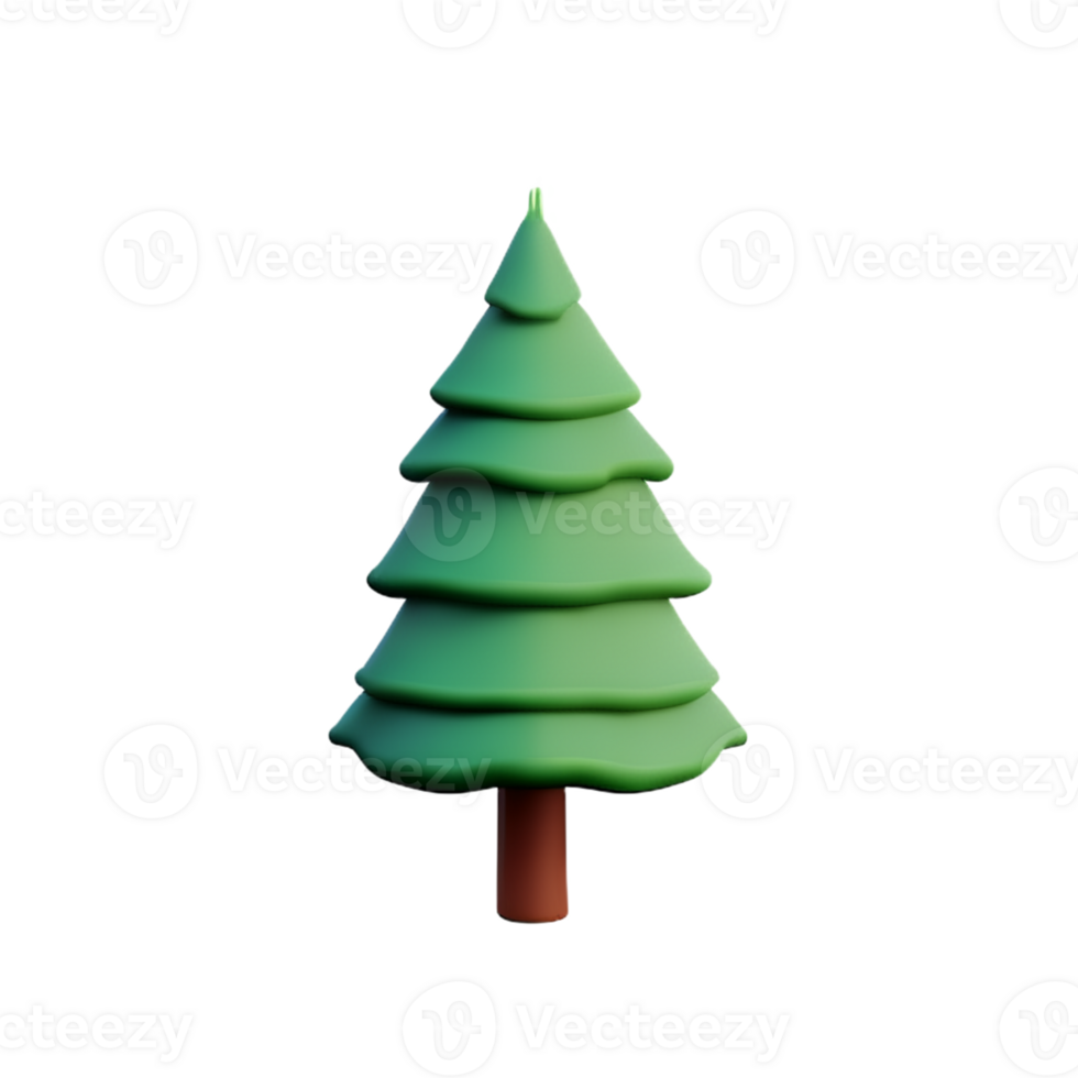 Illustration of a green tree png