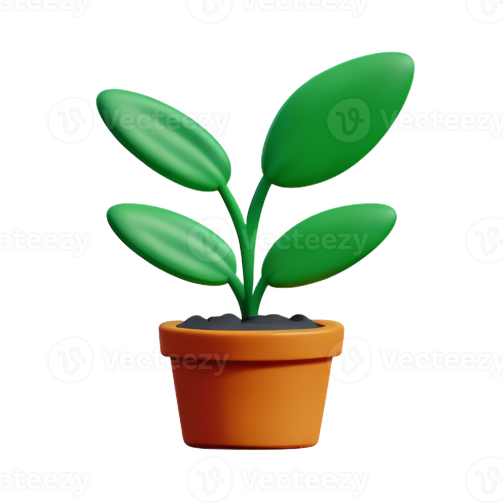 Illustration of a green tree png