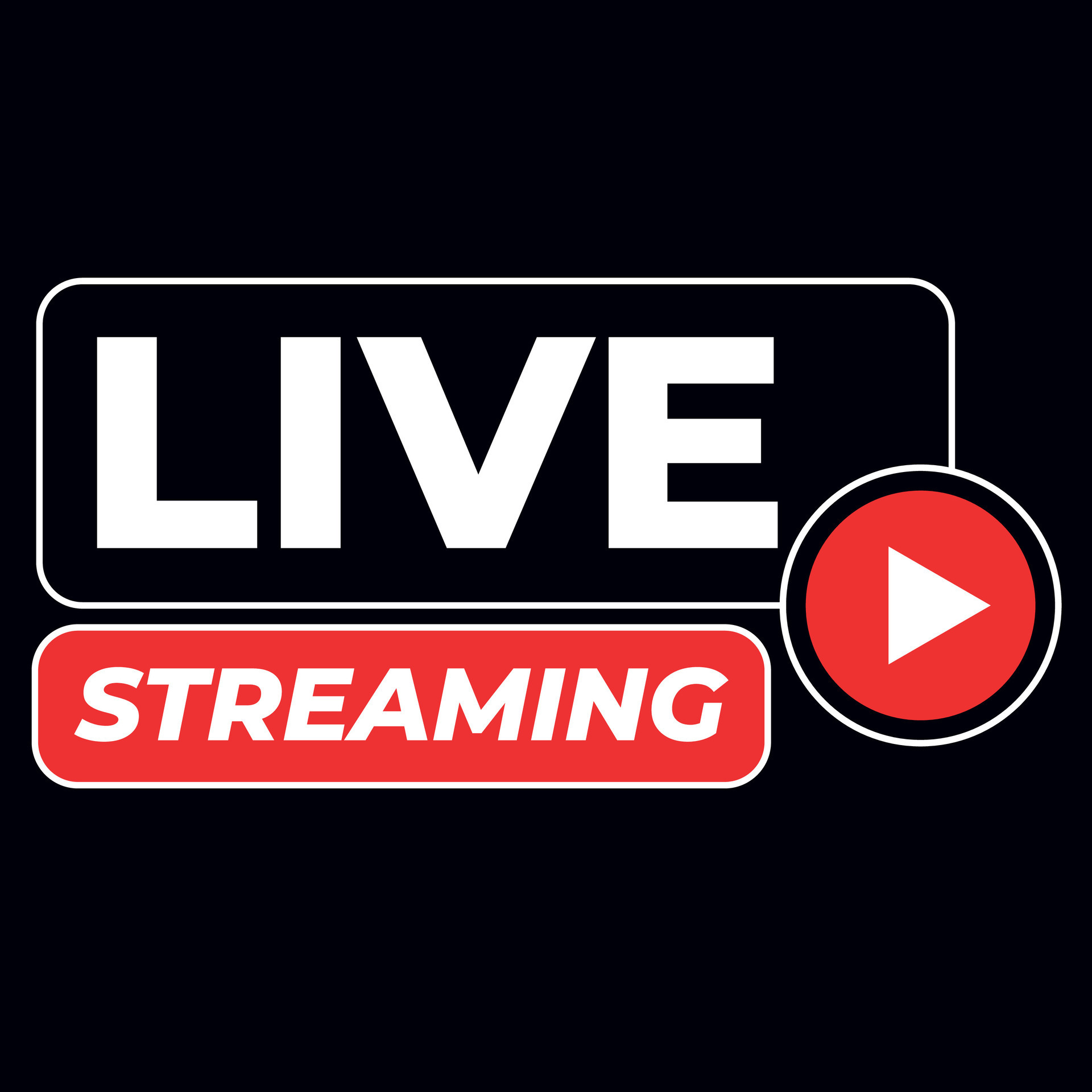 Live Streaming Logo Design vector illustration 26827491 Vector Art at ...