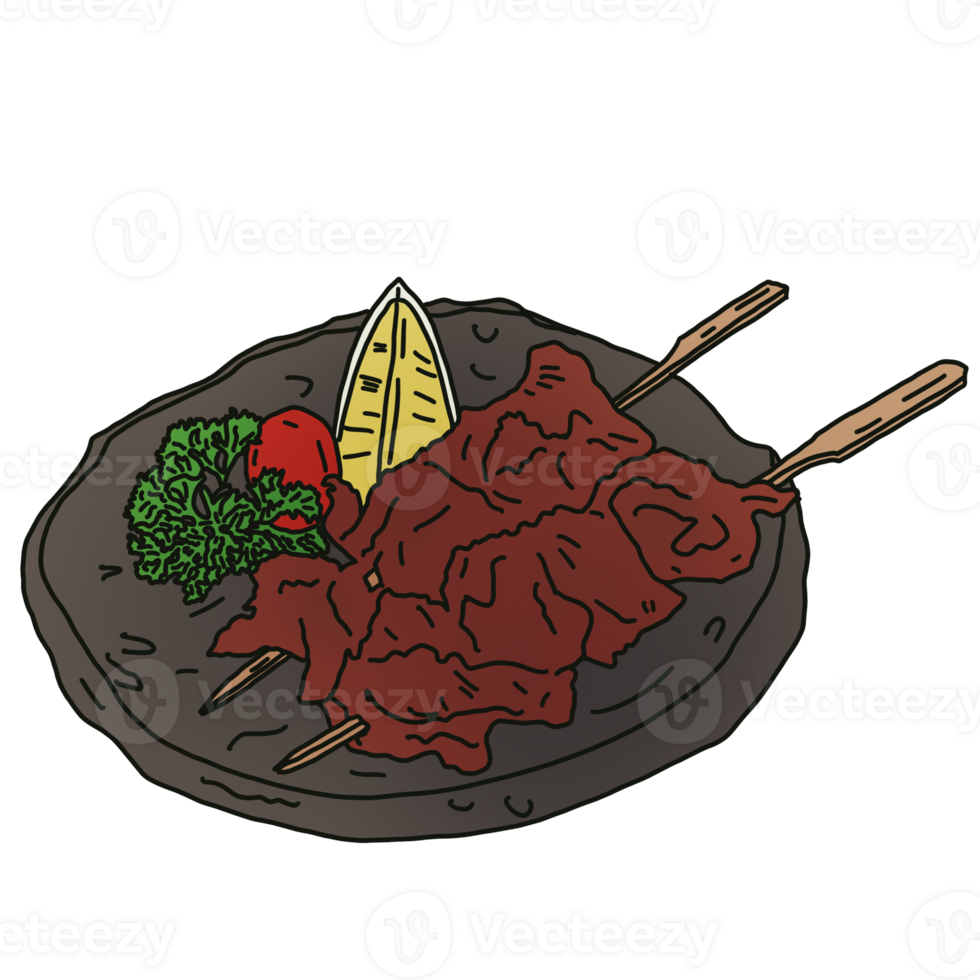Japanese roasted chicken png