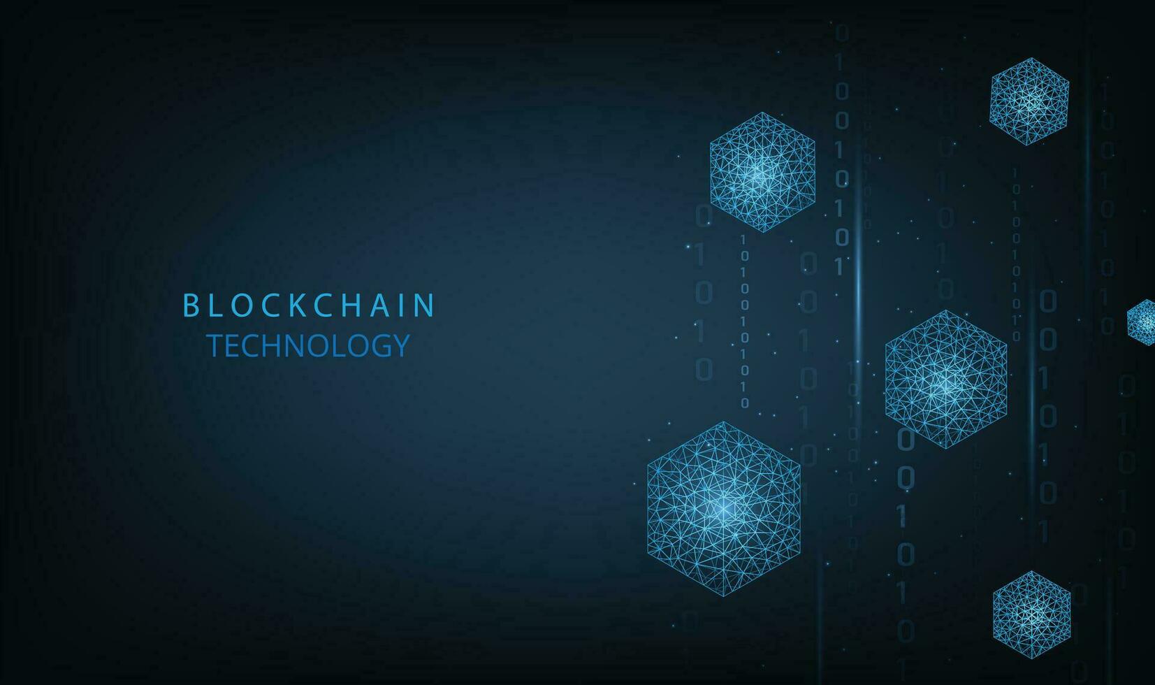 blockchain tecnología concepto diseño. vector