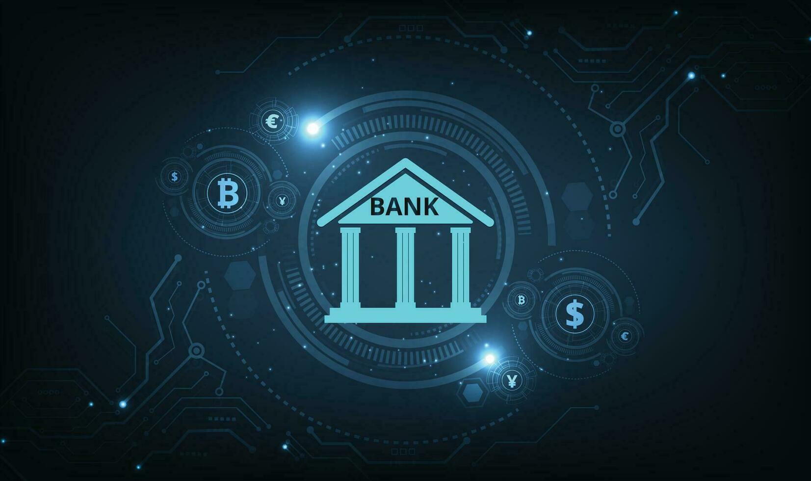 Banking Technology concept. vector