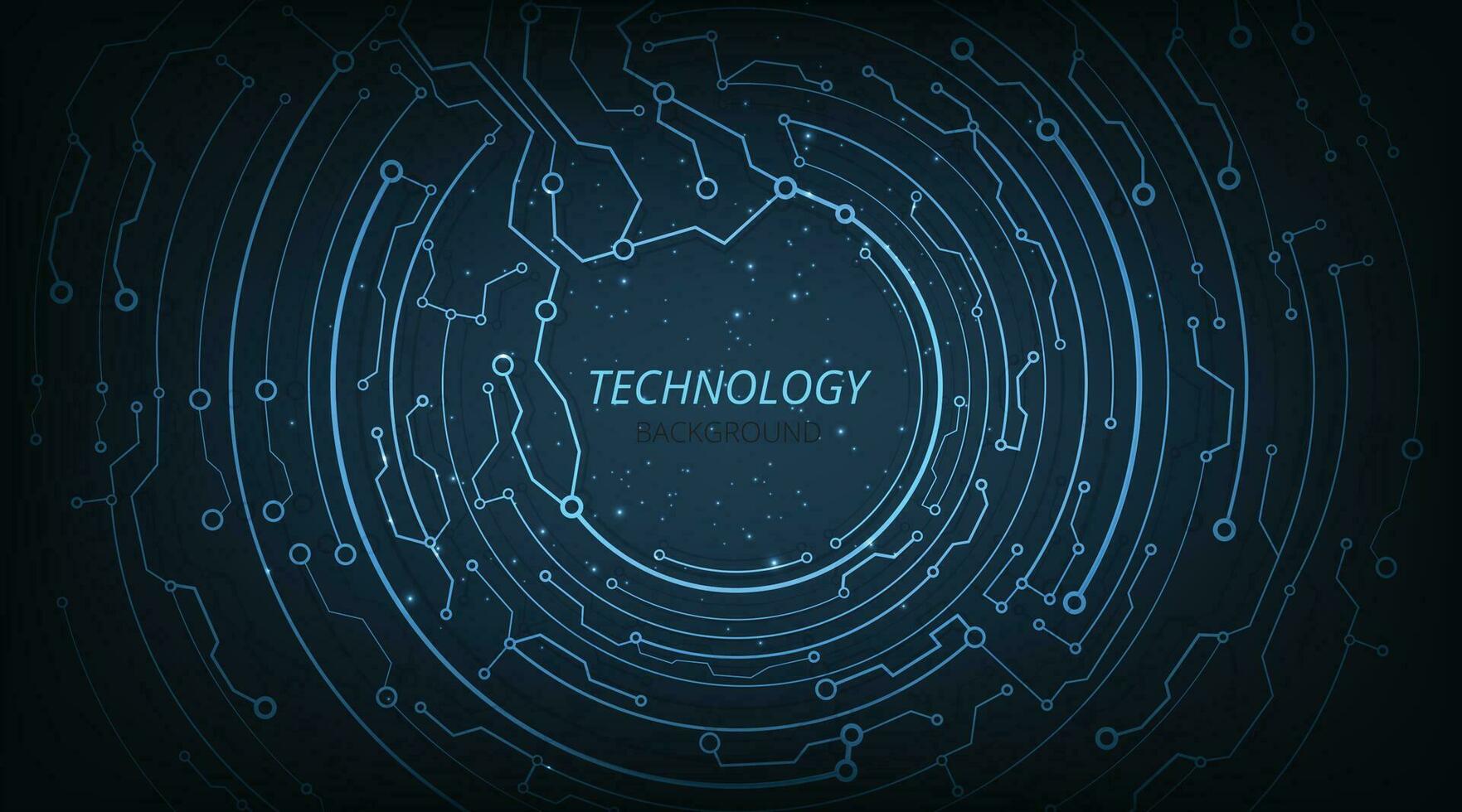 Dark blue hi-tech vector background concept.