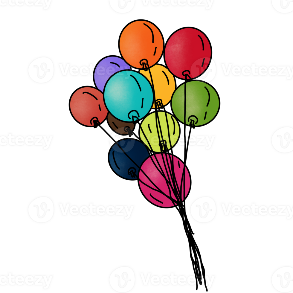 Colorful Helium Balloon 26827934 PNG Colorful Helium Balloon 26827934 PNG