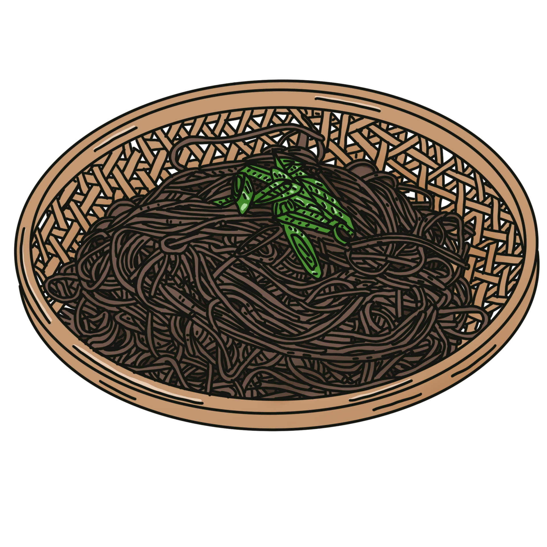 Fresh Japanese soba noodle 26827957 PNG