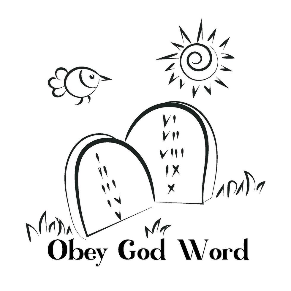 Christian Symbol design for print or use as poster, card, flyer, sticker, tattoo or T Shirt vector