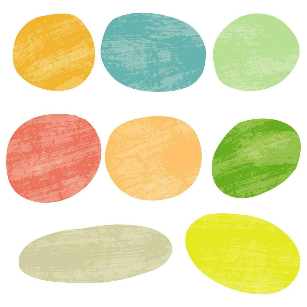 Doodle set of comic speech bubbles. Watercolor bubble background Clip Art. vector illustration