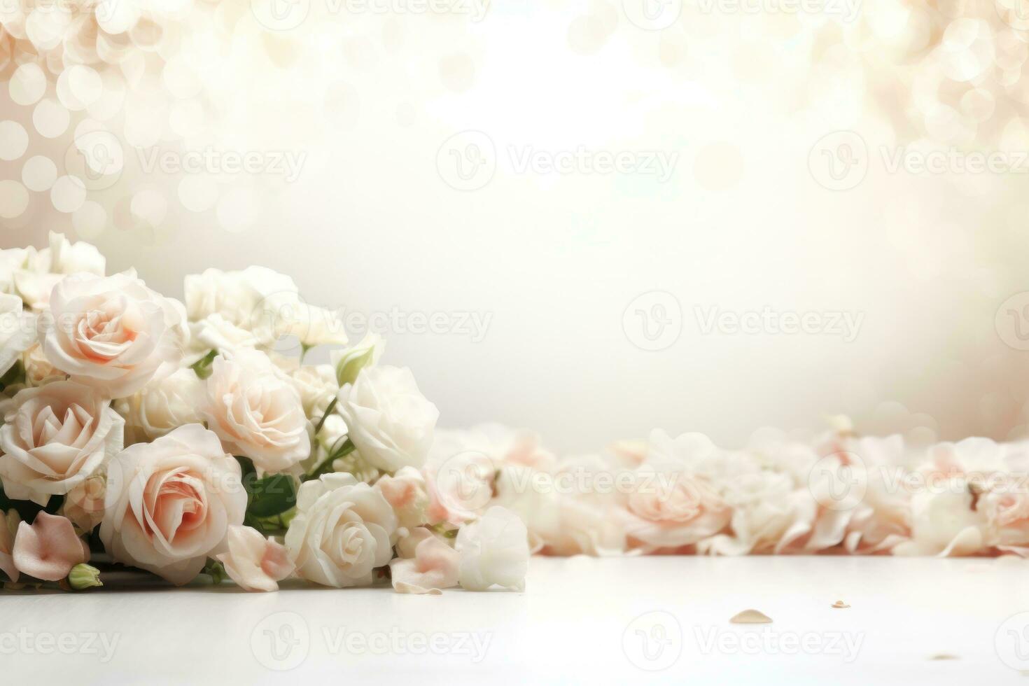Wedding flowers background photo