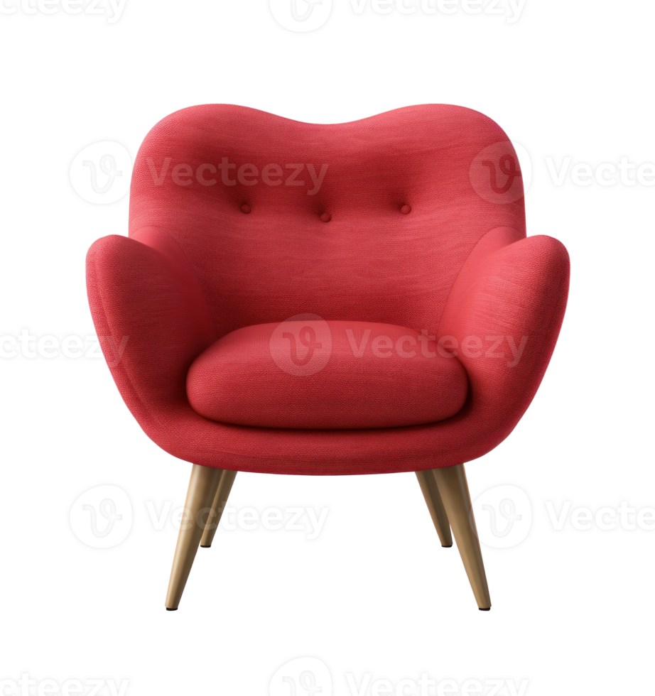 Modern red chair isolated 26829440 PNG